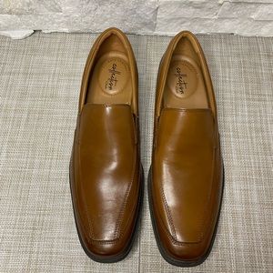 Clarks Tilden Free Slip On Loafers Dark Tan S10.5